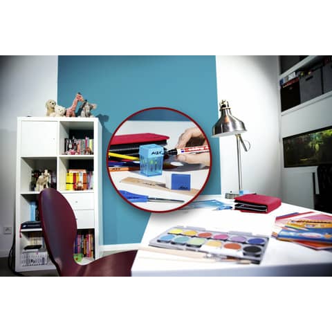 Marcatore permanente edding 404 punta conica 0,75 mm blu E-404 003